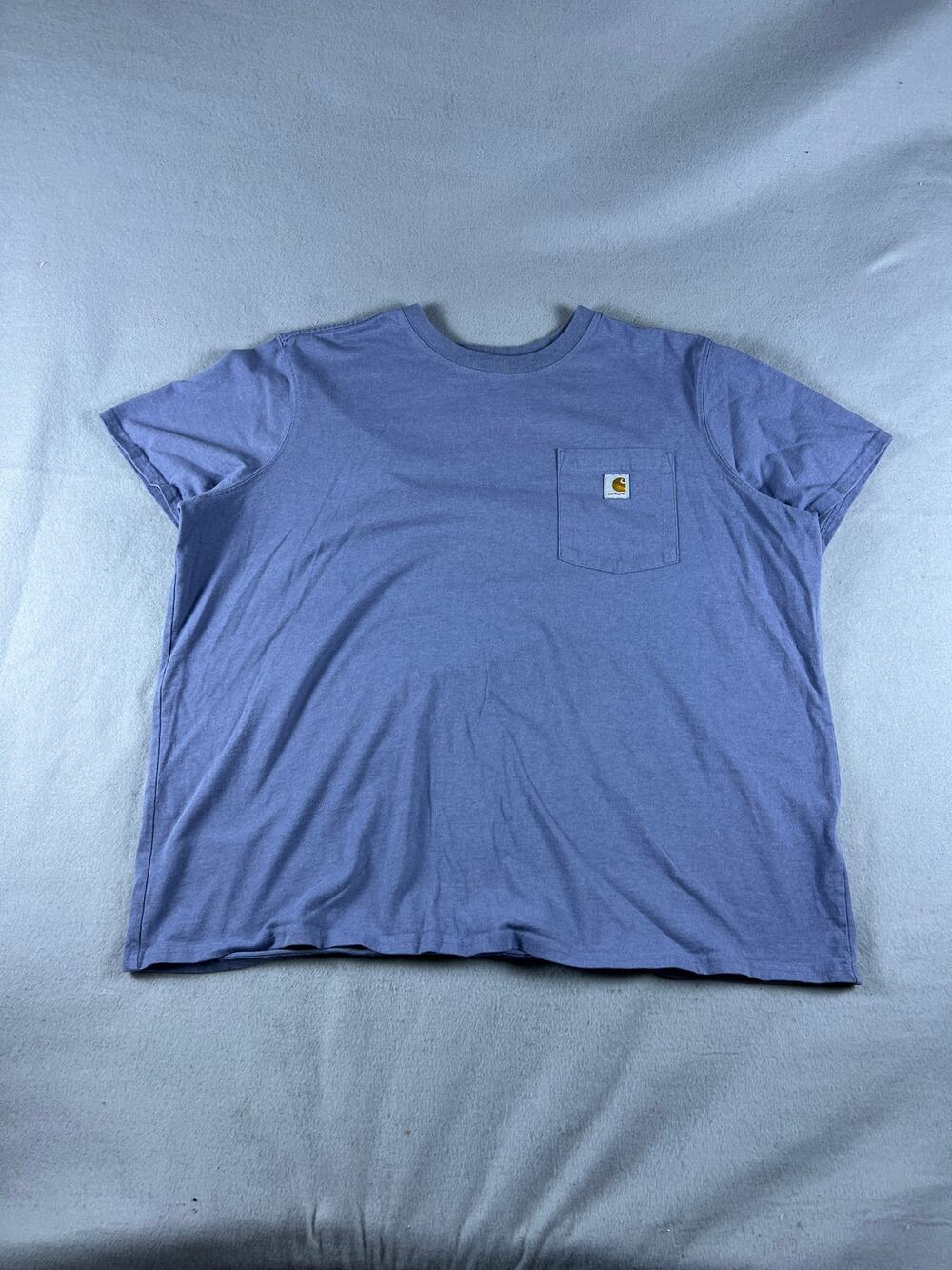 Carhartt T-Shirt Womens 2X Purple Short Sleeve Loose Fit Crew Neck Workwear Tee